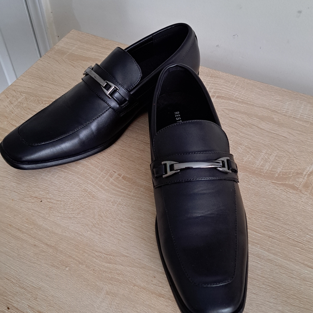 Restoration Man Shoes Black Size 10 Elegant Casual Or Formal